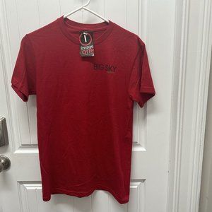 Big Sky Montana T Shirt New old Stock Back Graphic Image One Small